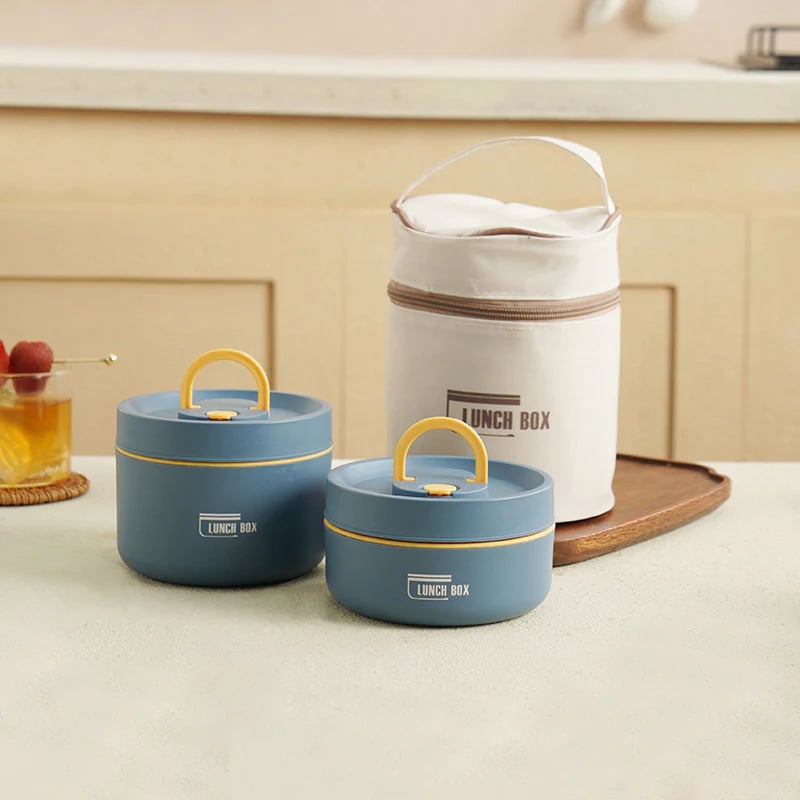 HeatKeeper Pro Lunch Box | Contenitore per alimenti in acciaio inossidabile a prova di perdite per pasti caldi e freddi