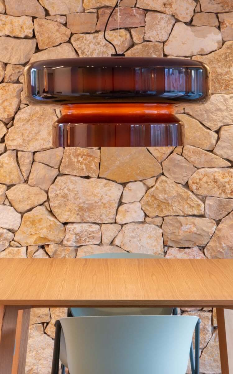 Lampada a Sospensione Stile Bohemien - Vetro & Metallo LED