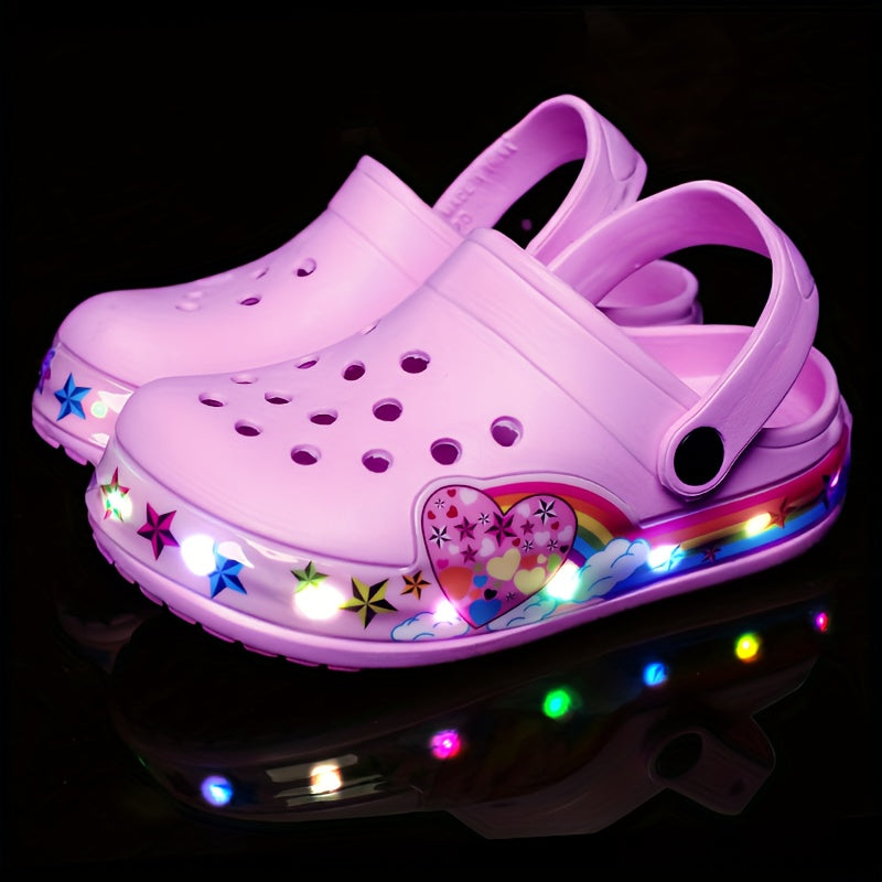 Zoccoli per Bambini Luminosi al Buio – Scarpe Traspiranti e Antiscivolo