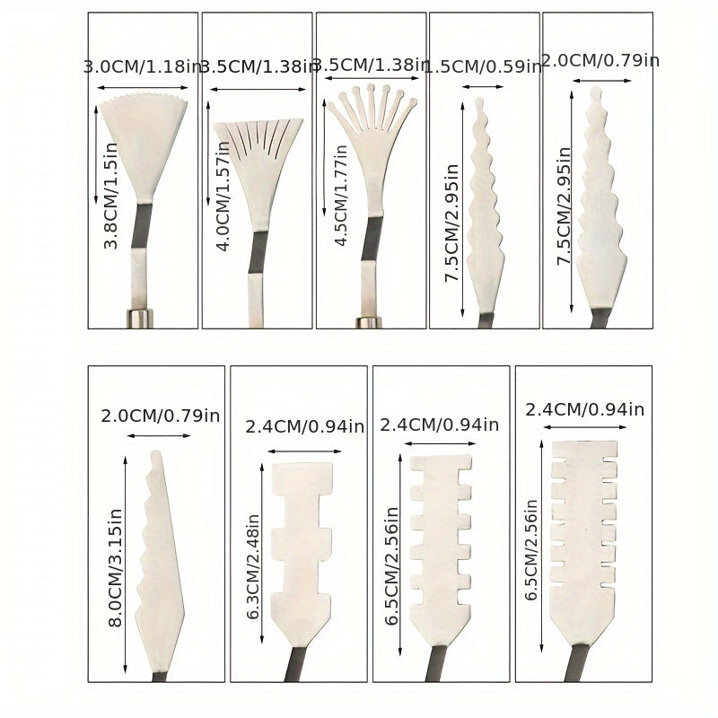 Set di Spatole MasterBlend – Precisione e Creatività per la Pittura a Olio