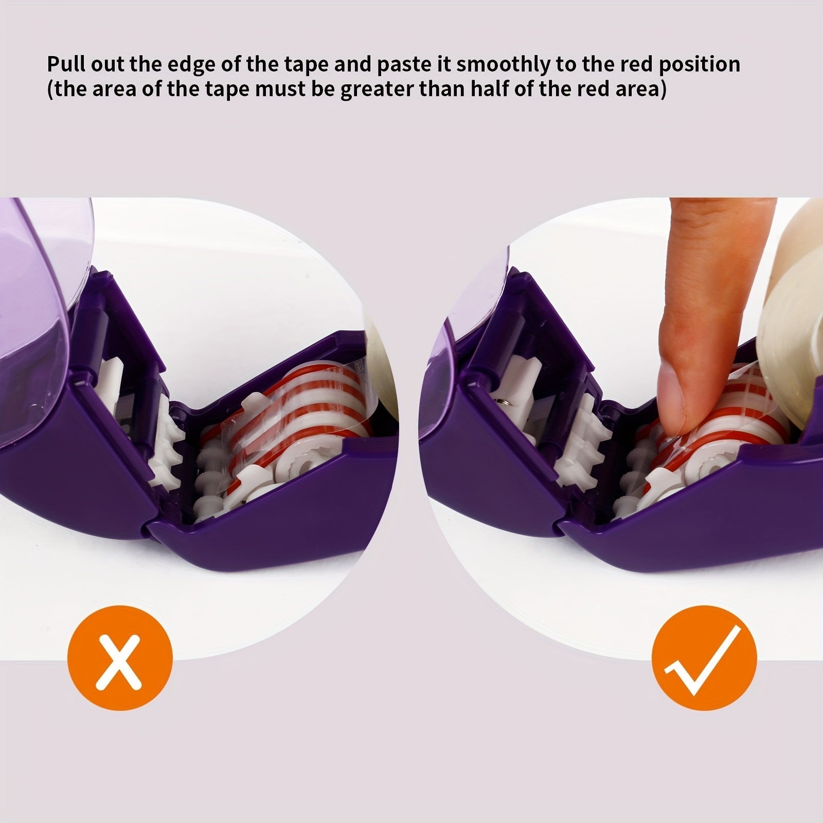 Dispenser di Nastro QuickSeal – Incollaggio Super Veloce con una Mano