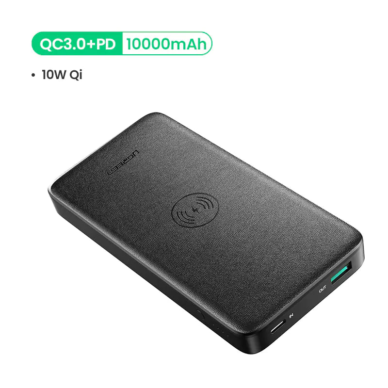 Caricabatterie Wireless Veloce Power Bank – 10.000mAh Doppia Uscita