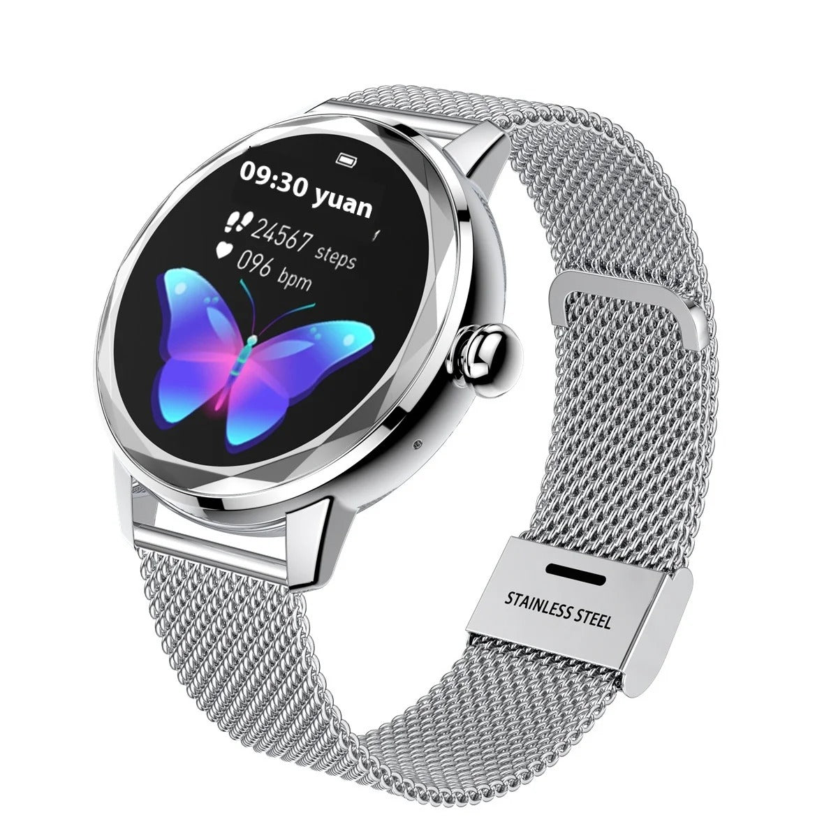 Orologio Smart da Donna Smart Gold – Orologio Sportivo di Lusso in Acciaio Inossidabile