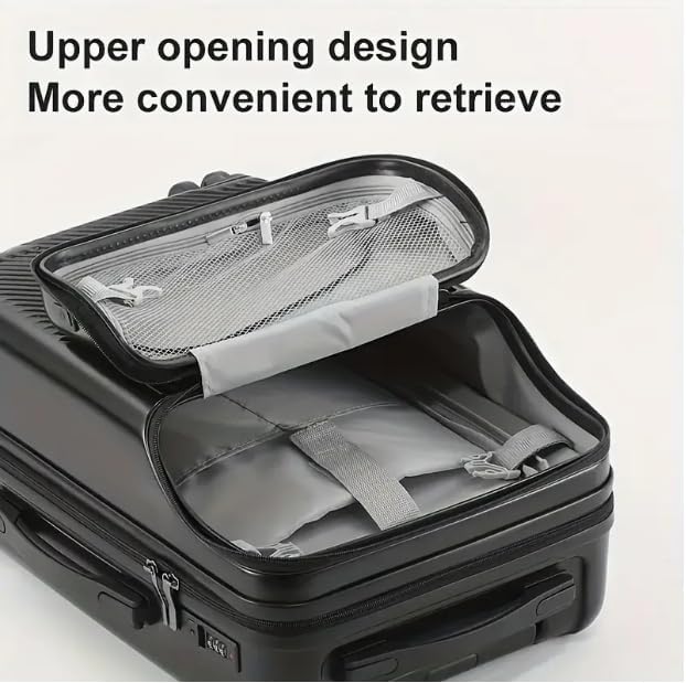 Bagaglio a mano rigido da 50,8 cm con portabicchieri, porta USB e lucchetto TSA