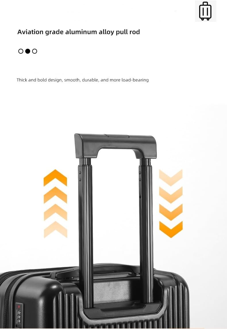 Bagaglio a mano rigido da 50,8 cm con portabicchieri, porta USB e lucchetto TSA