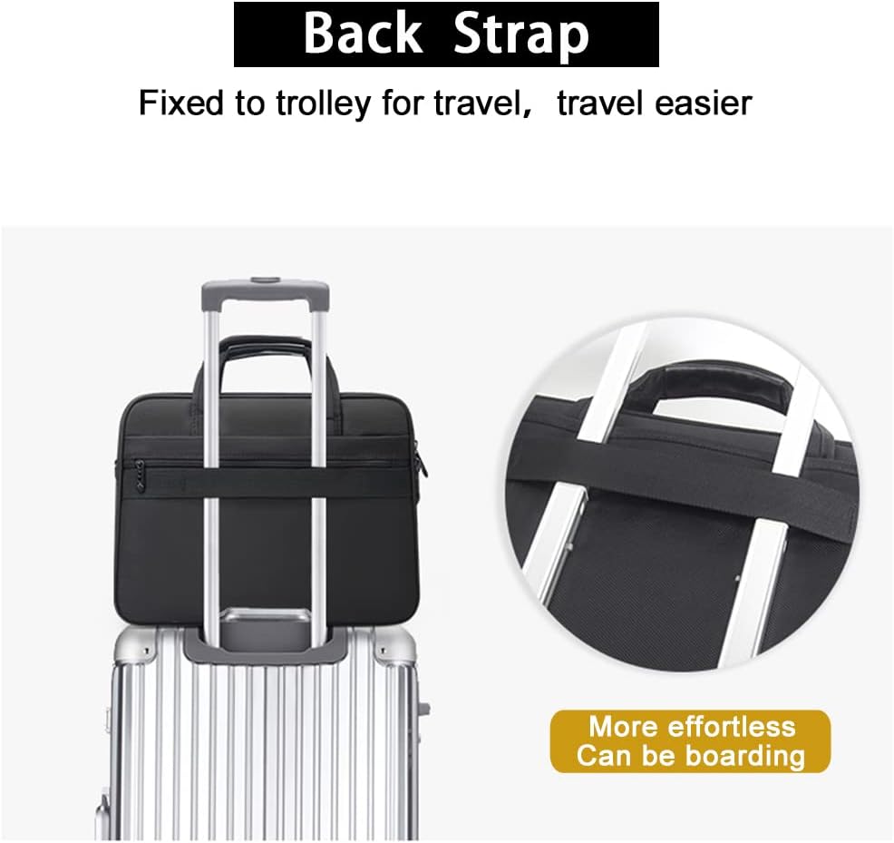 Borsa in Tela per Laptop e Affari da Uomo