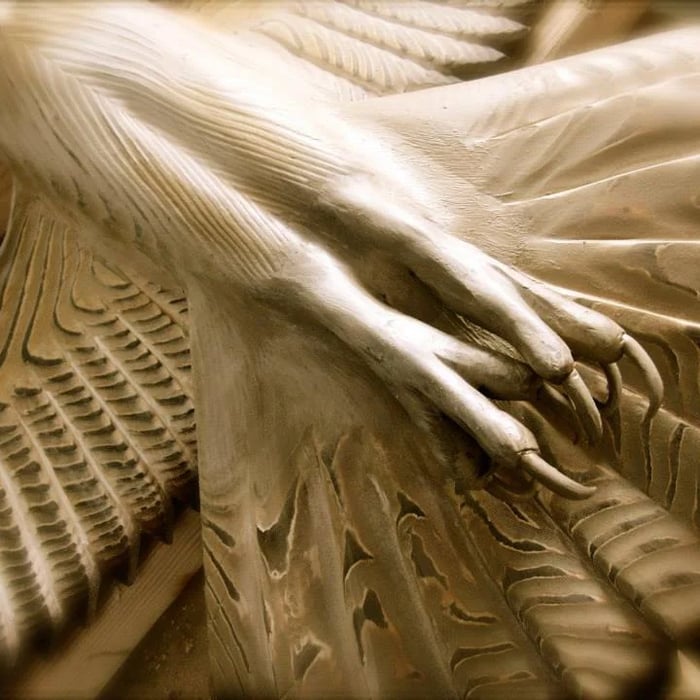 Decorazione da Parete in Legno – Gufo “Maestoso”