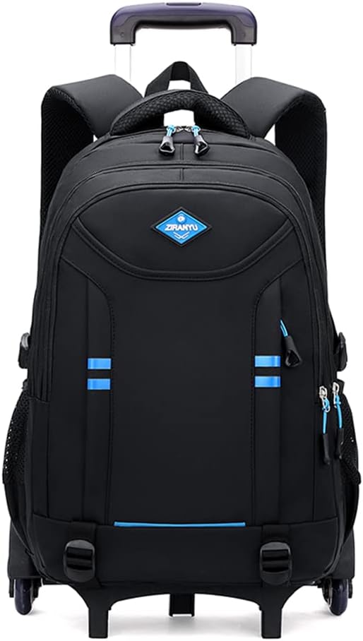 Zaino scolastico multifunzionale con ruote per ragazzi – Borsa trolley convertibile