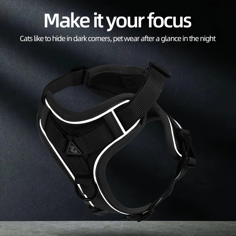 Set di Imbracatura e Guinzaglio Riflettente per Gatti – Ideale per Passeggiate e Addestramento