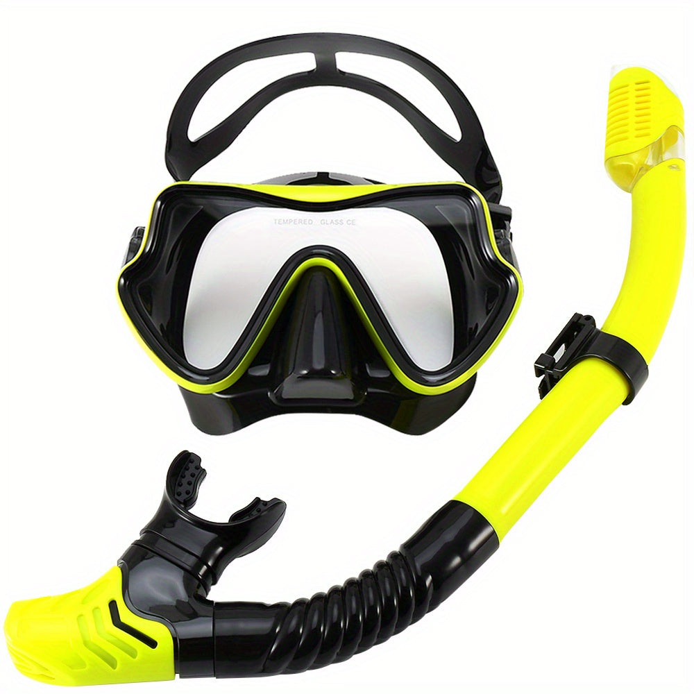Set di Snorkel AquaClear – Impermeabile, Confortevole e con Grande Visibilità
