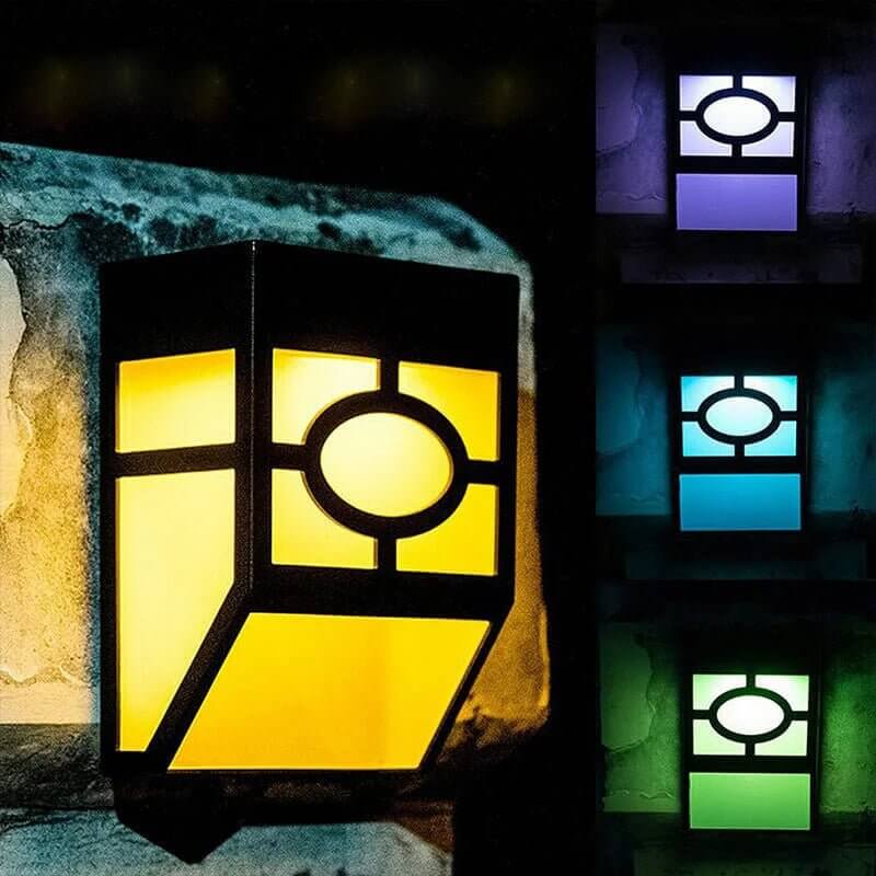 2x Lampada da Parete Solare a LED - Risparmio Energetico