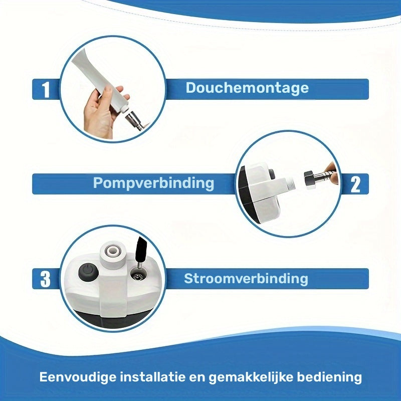 Doccia da Campeggio Portatile – Portatile con Sistema di Filtraggio dell'Acqua