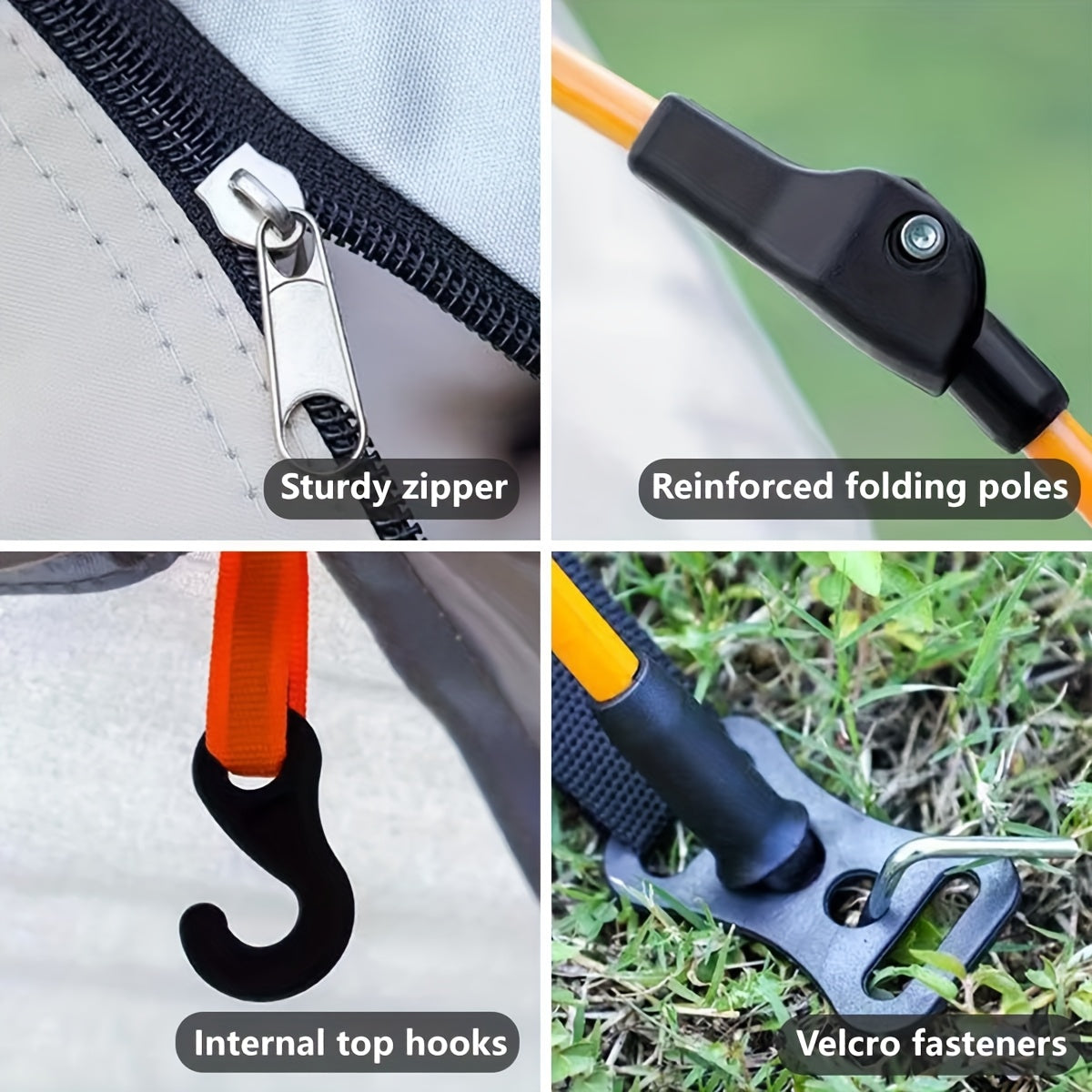 Tenda Pieghevole QuickCamp – Comfort e Protezione per Ogni Viaggio all'Aperto