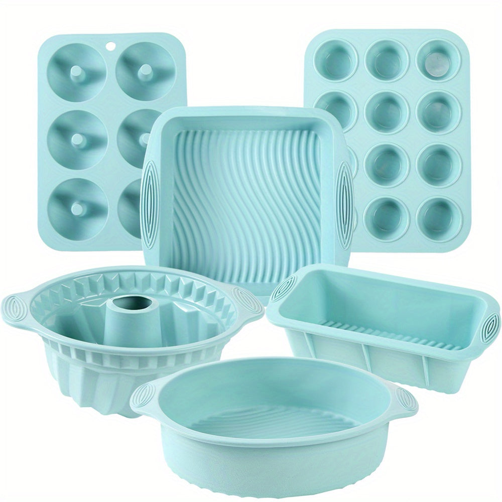 Set Completo di Stampo da Forno in Silicone – Flessibile, Durevole e Facile da Usare