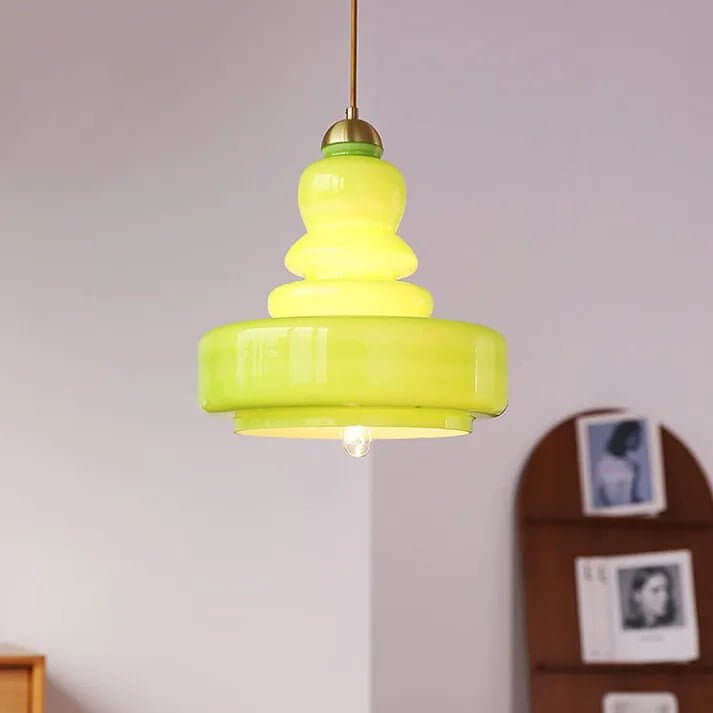 Lampada a Sospensione in Vetro - Design Bauhaus