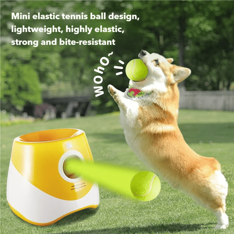 FetchMaster Pro – Lanciatori automatici interattivi di palline per cani con ricarica USB