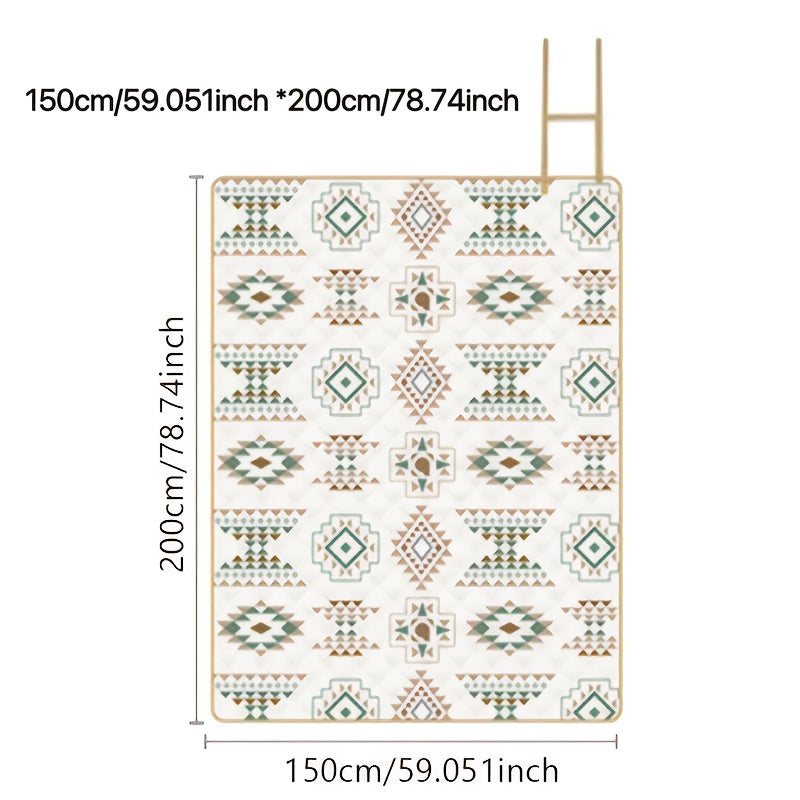 Coperta da Picnic Confortevole – Pieghevole e Resistente all'Acqua per Divertimento all'Aperto