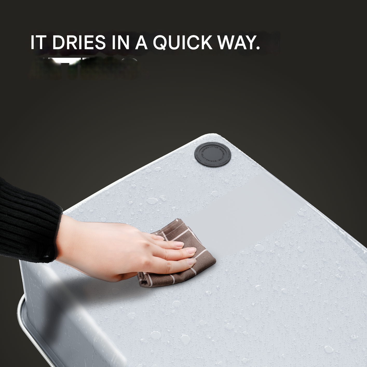 Vassoio per lettiera in acciaio inox – SteelClean