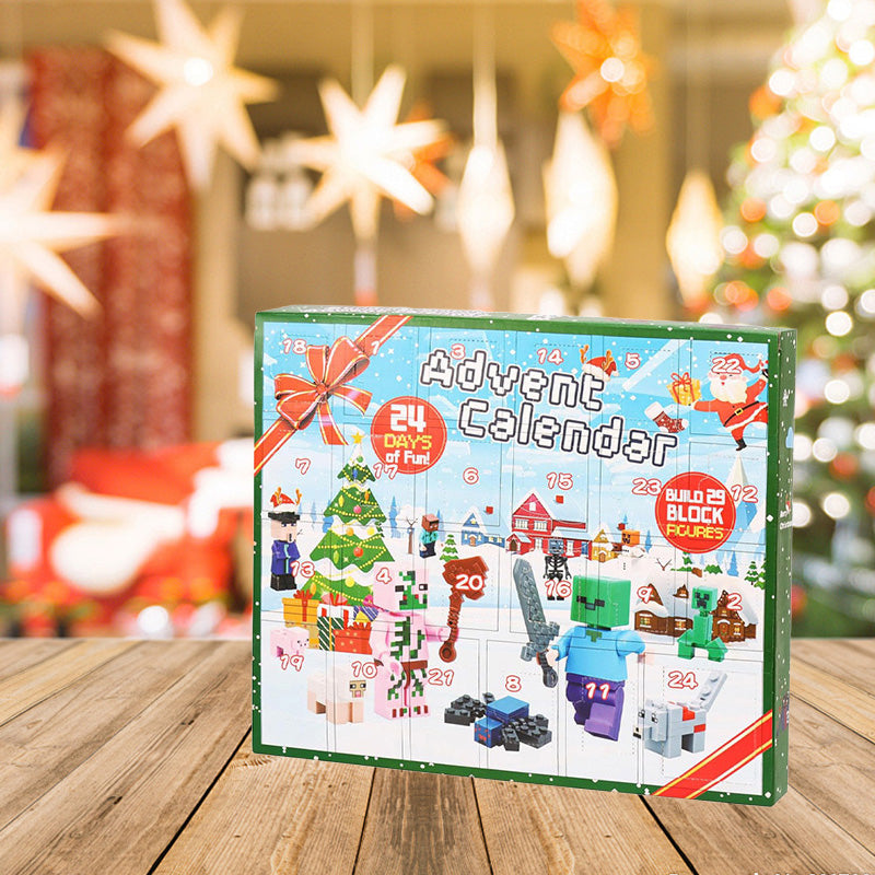 Calendario dell'Avvento CrystalBuild Elite | 29 Figure Creative per il Countdown di Natale dei Bambini