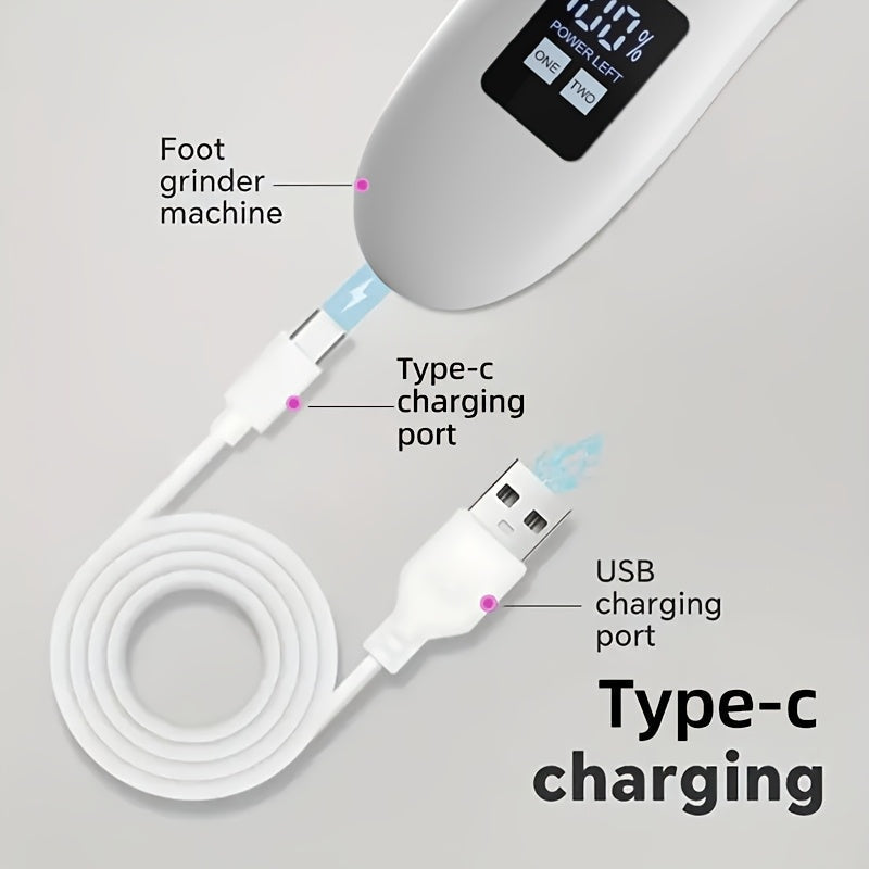 SmoothStep Limatore Elettrico per Piedi – Pedicure Professionale a Casa