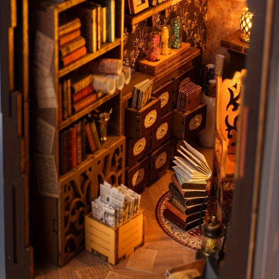 Casa dei Libri Magici – Puzzle di Legno 3D per Costruttori Creativi