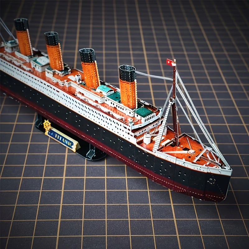 Modello in Metallo 3D Titanic – Modello Fai-da-Te Dettagliato per Creativi