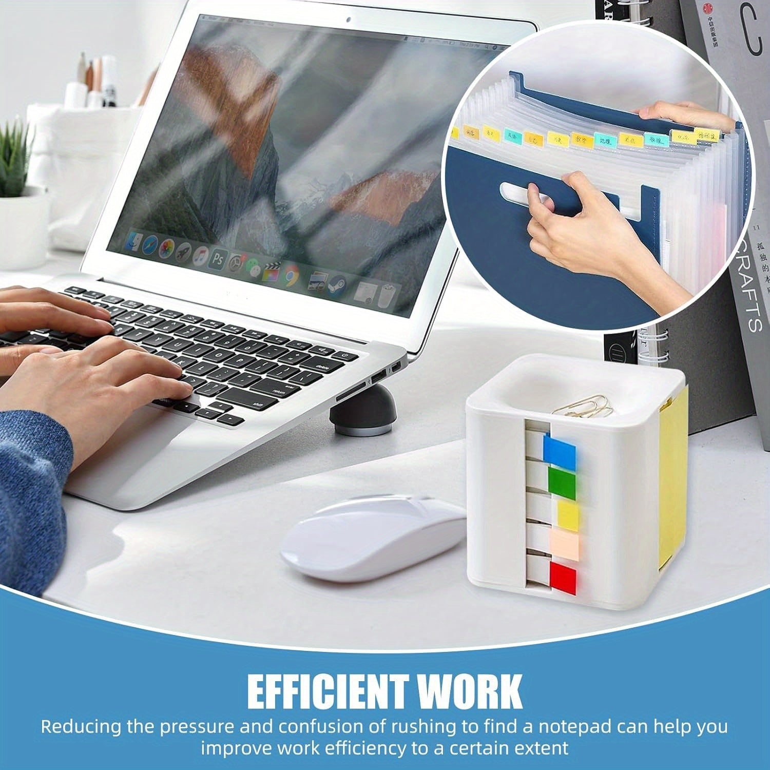 Distributore di Blocco Note SmartCube – Organizzazione Tutto-in-Uno per la Tua Scrivania