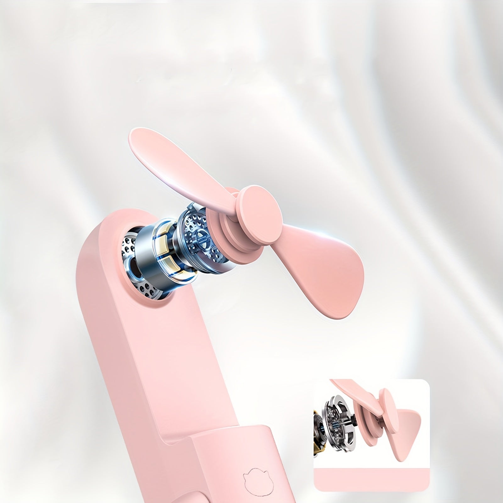 Ventilatore Portatile con Power Bank - Silenzioso ed Efficiente per l'Utilizzo in Movimento