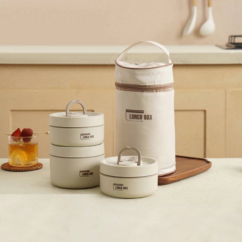 HeatKeeper Pro Lunch Box | Contenitore per alimenti in acciaio inossidabile a prova di perdite per pasti caldi e freddi