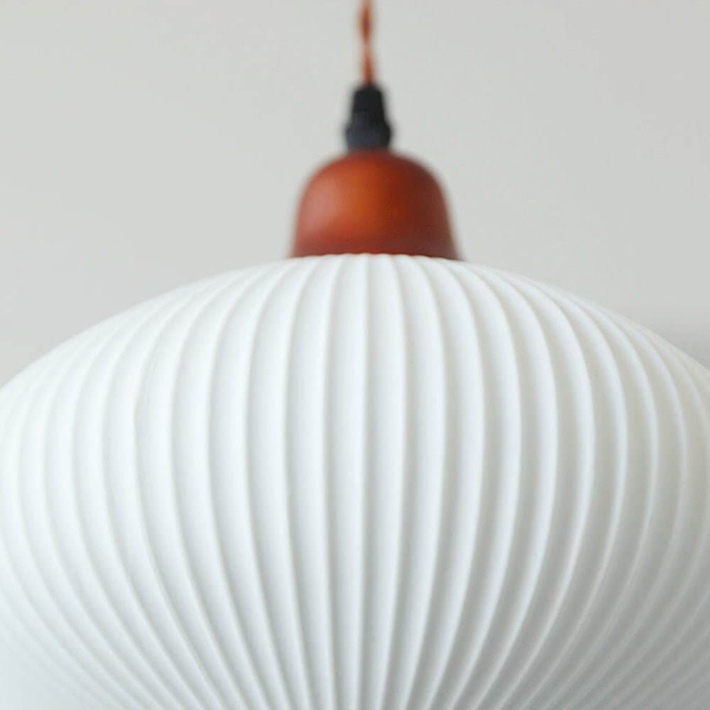 Lampada a Sospensione in Ceramica Elegante - Design Rustico