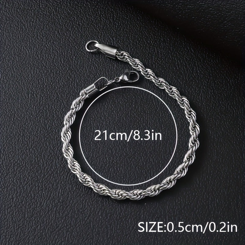 Set di Bracciali UrbanSteel – Audace e alla Moda per Uomini