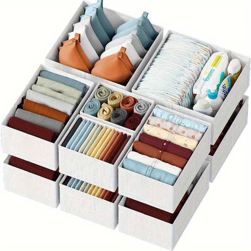 OrganizePro Set di 12 Organizer per Cassetti – Efficiente e Compatto
