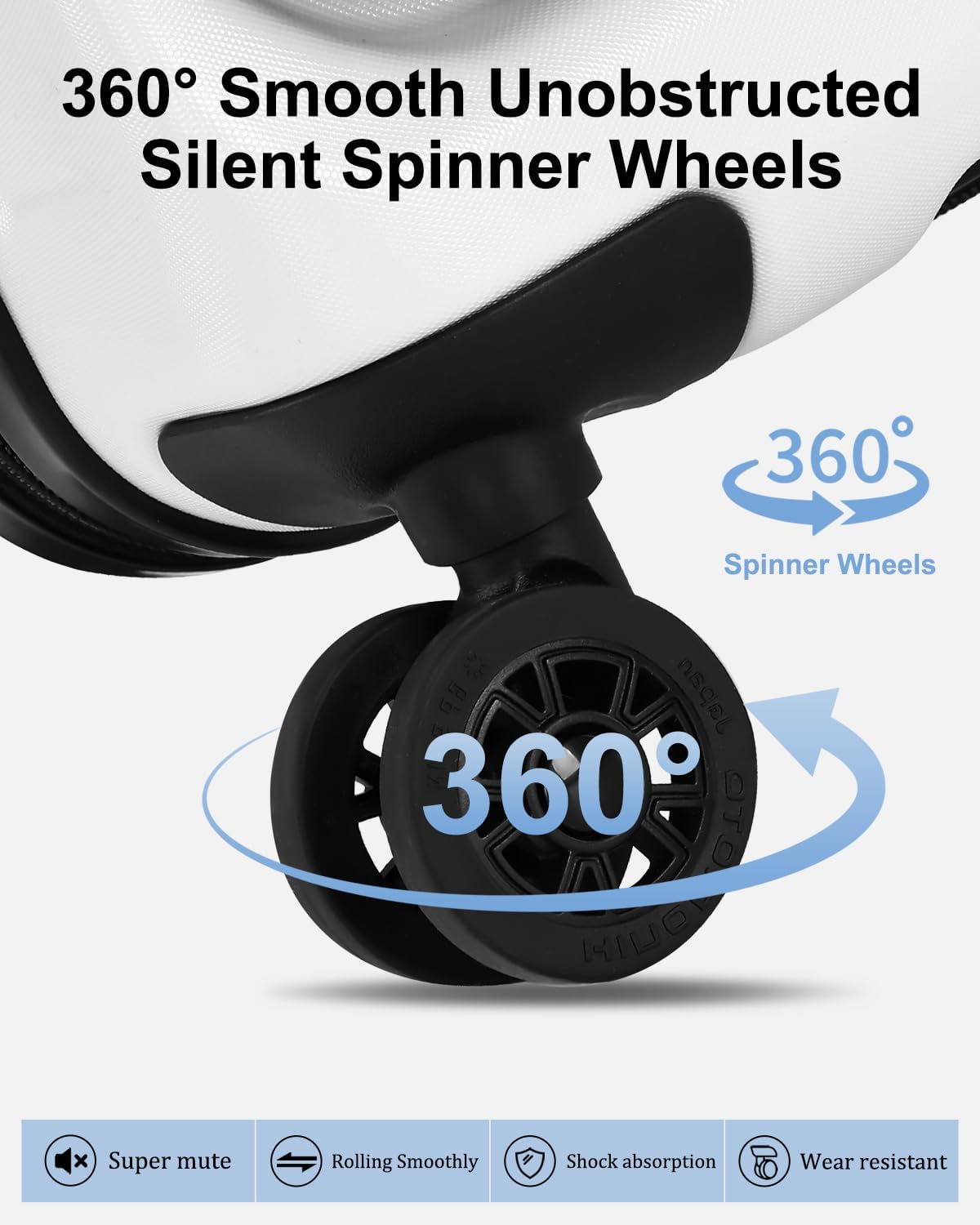 Valigia Rigida Espandibile con Tasca Frontale e Lucchetto TSA