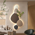 Lâmpada de Parede Moderna com Design Orgânico e Iluminação LED para Interiores