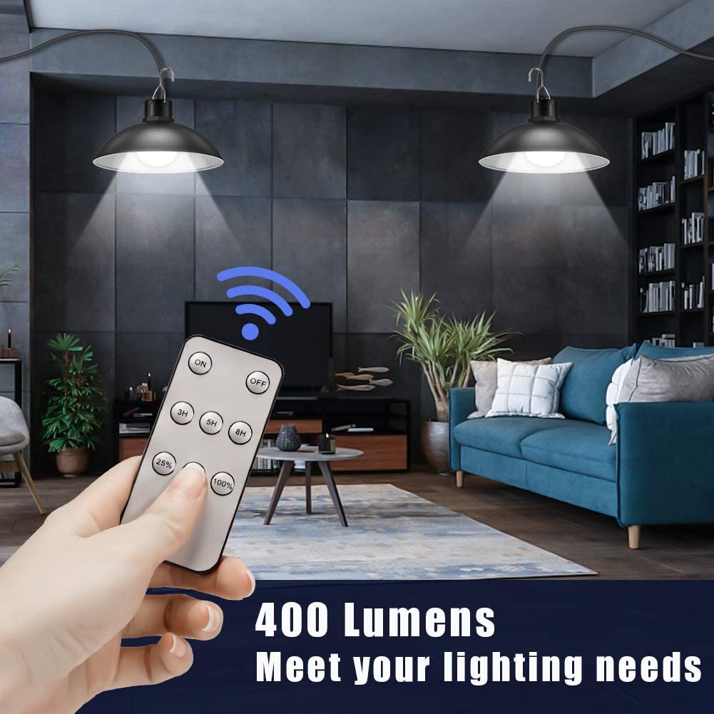 Set di Lampade LED Solari Wireless con Telecomando – TwinRay