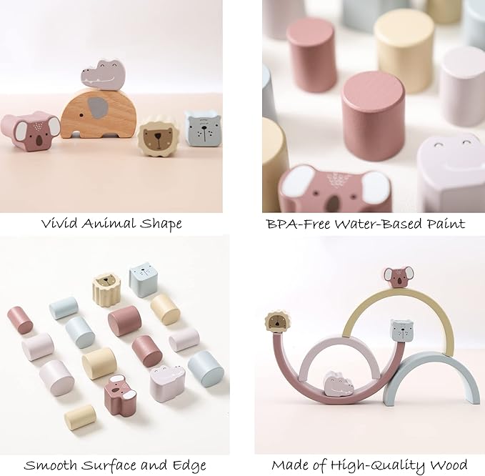 Set di Gioco in Legno Montessori – Buildoro