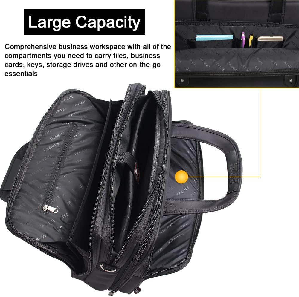 Borsa in Tela per Laptop e Affari da Uomo