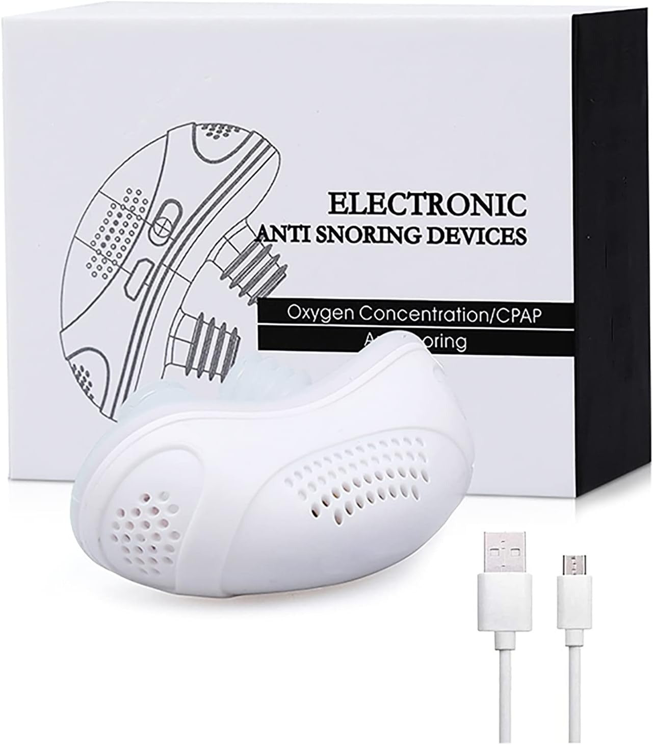 Micro-CPAP Dispositivo per Apnea Notturna – Ideale per Viaggiare