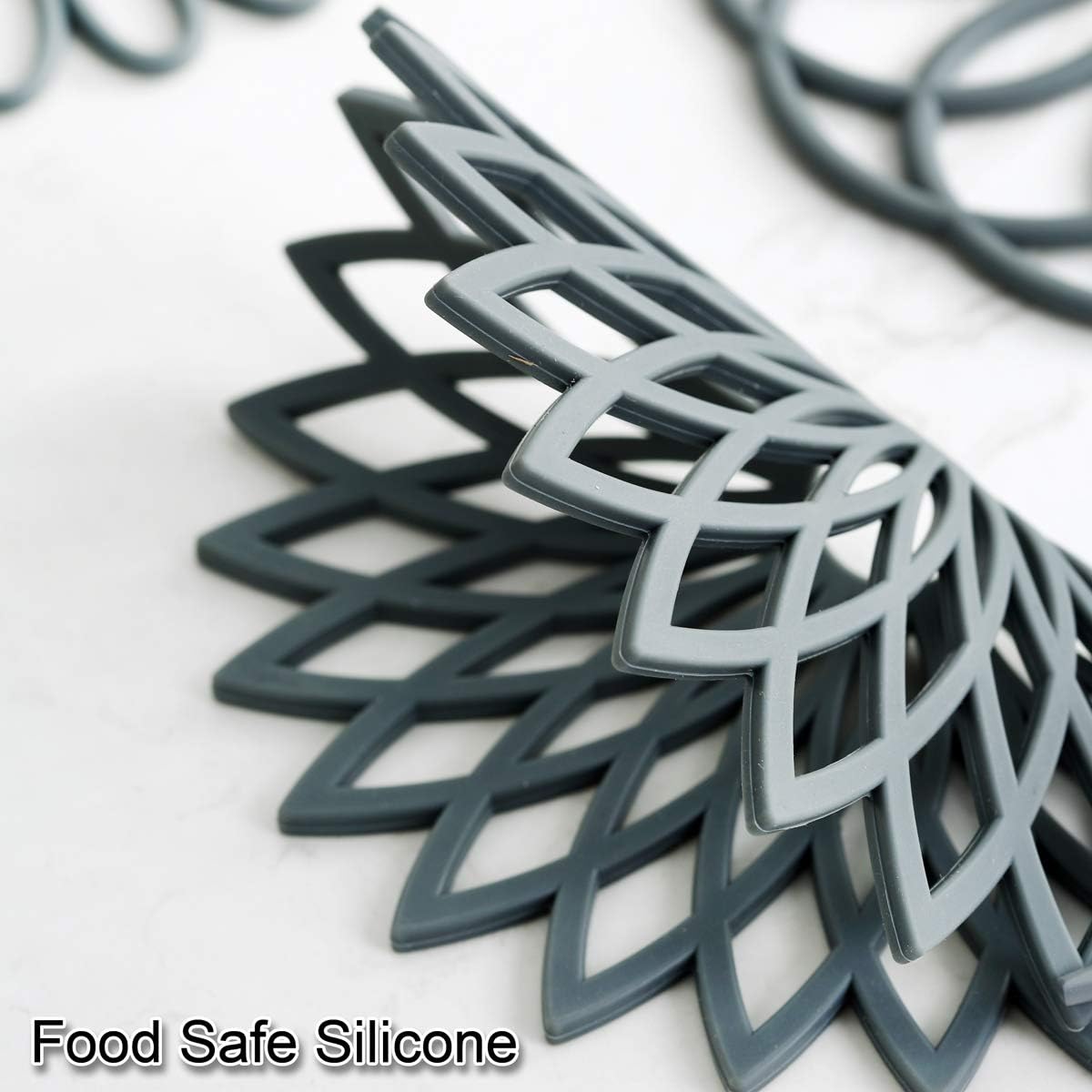 Set di 3 Sottobicchieri in Silicone: Pad Anticalore