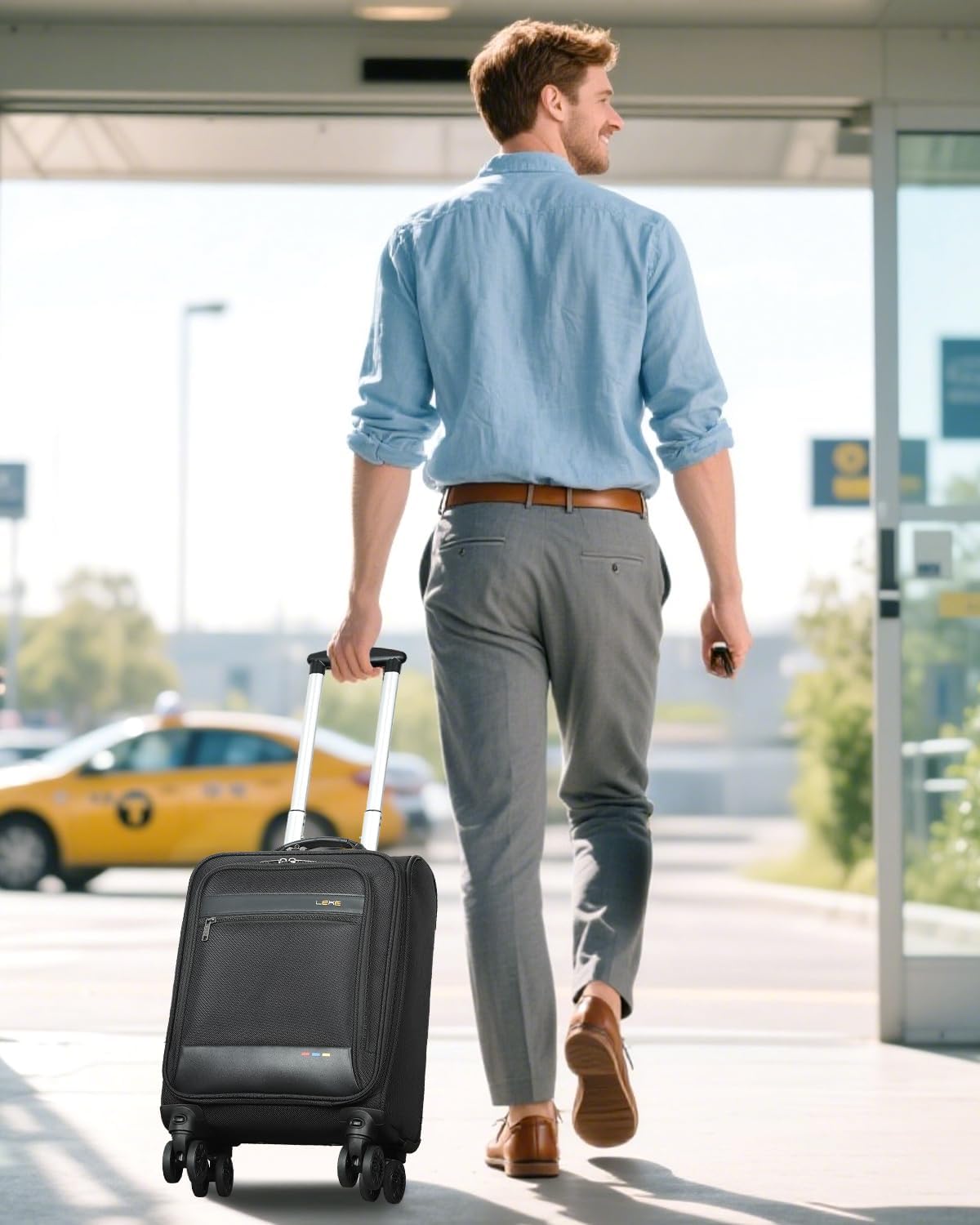 Valigia da cabina espandibile morbida con ruote – Leggera e approvata dalle compagnie aeree