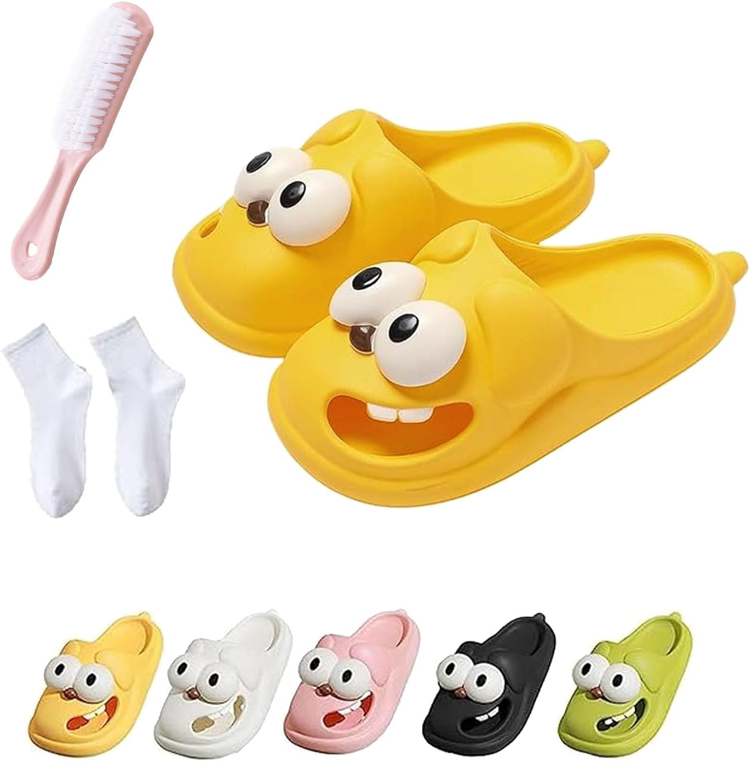 Pantofole ComfortFlex SoleJoy | Design Giocoso e Comfort Morbido e Accogliente