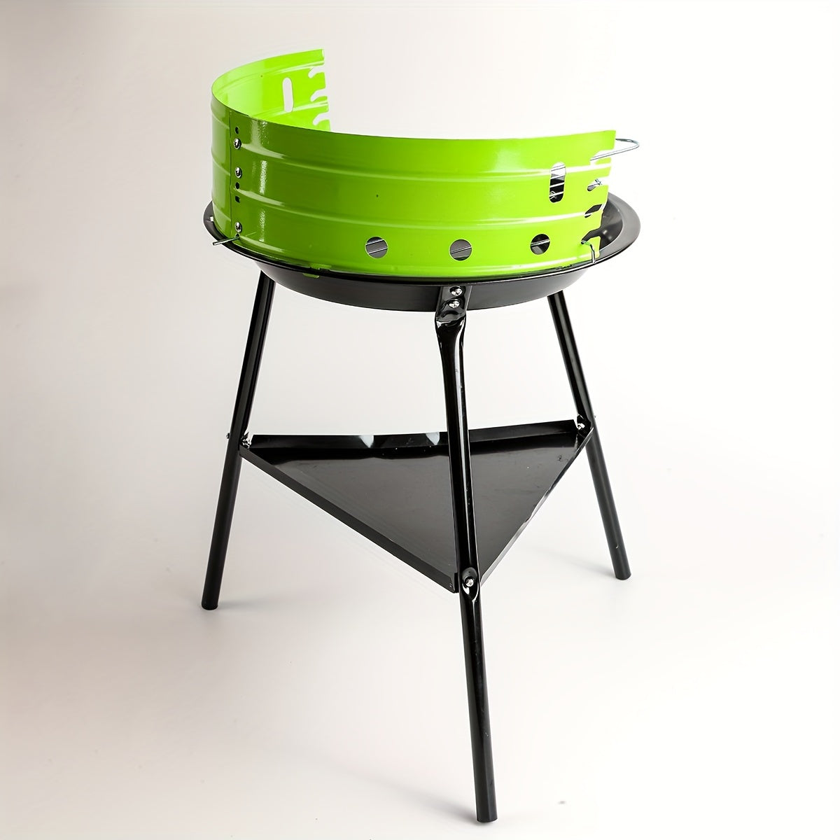 Barbecue Portatile in Metallo per Esterni – Smontabile, Leggero e Perfetto per Campeggio o Giardino