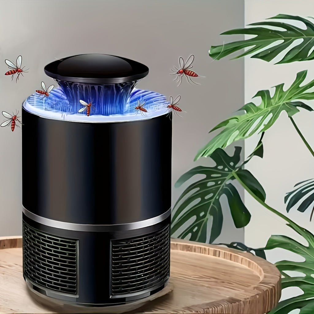 Lampada Silenziosa per Zanzare USB – Cattura Insetti Automatica con Luce Blu