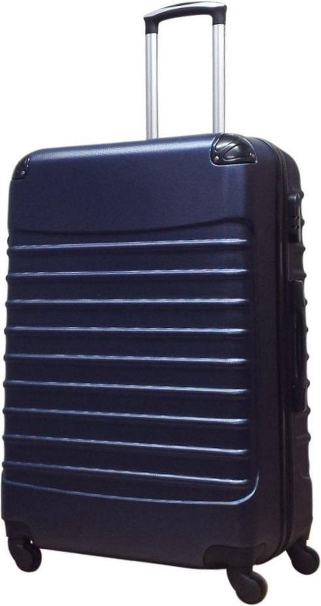 Set di Valigie Rigide Blu Scuro a 2 Pezzi – Monaco