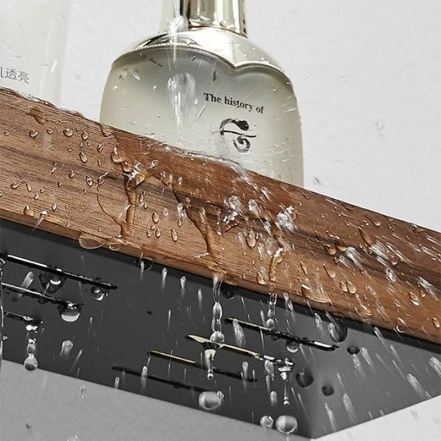 Mensola da Bagno in Legno Massiccio – WoodaFix