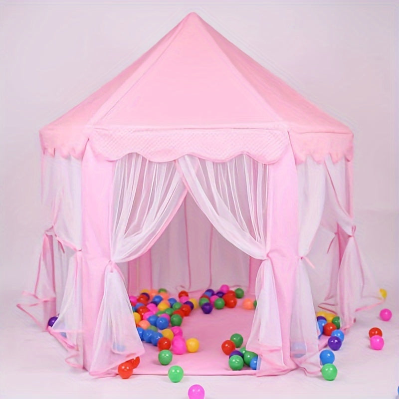 Tenda Castello della Principessa Rosa – Per Gioco Indoor e Outdoor