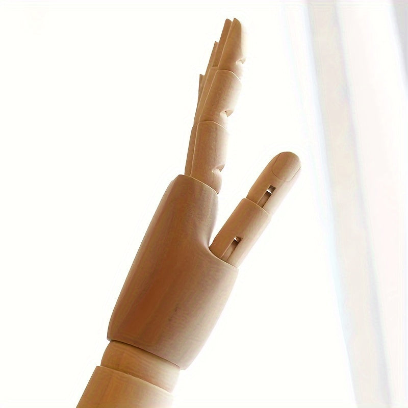 Modello di Mano in Legno Creativo Nordico – Oggetto Decorativo Movibile e Atmosferico
