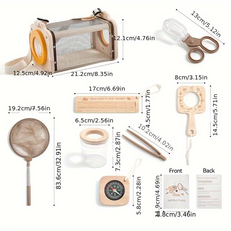 Set per la Cattura di Insetti Nature Explorer – Scoperta e Gioco nella Natura