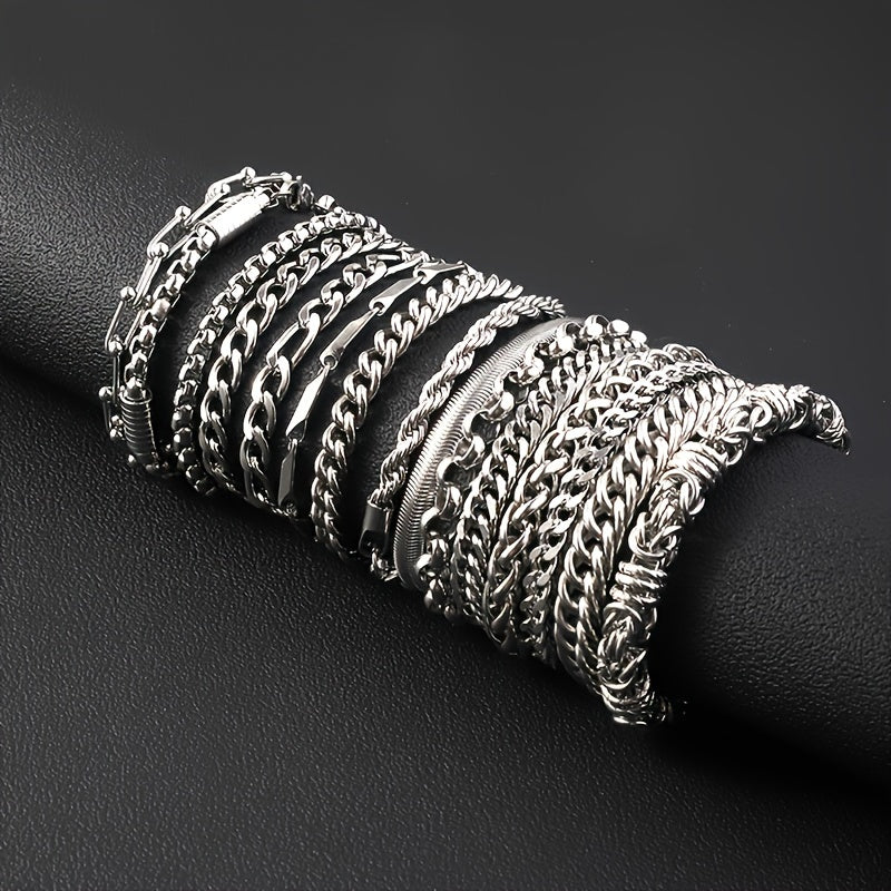 Set di Bracciali UrbanSteel – Audace e alla Moda per Uomini