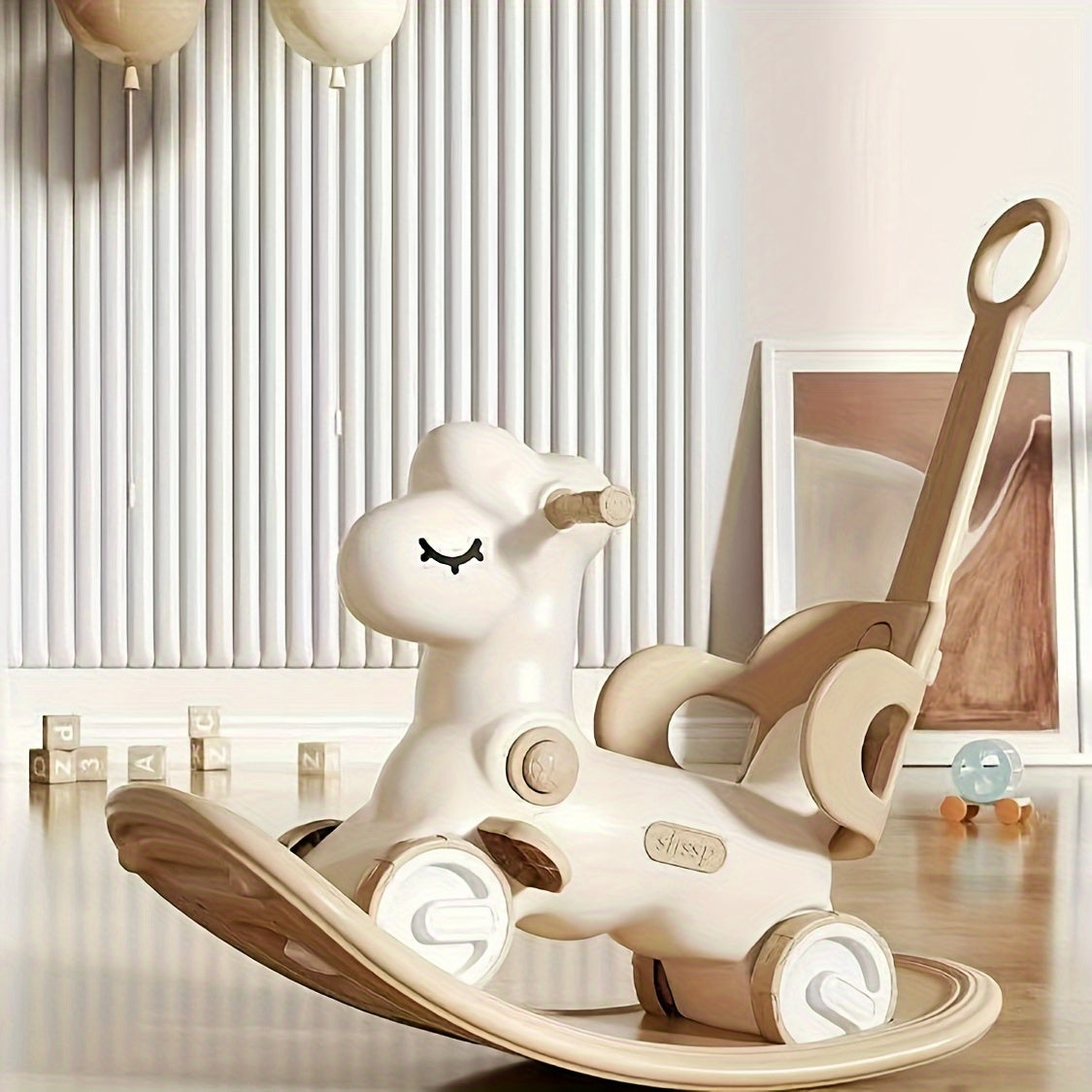 Cavallo a dondolo e bicicletta di equilibrio 2-in-1 – WobbiRider